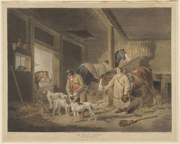The First of September, Morning, published 1796. Creator: William Ward