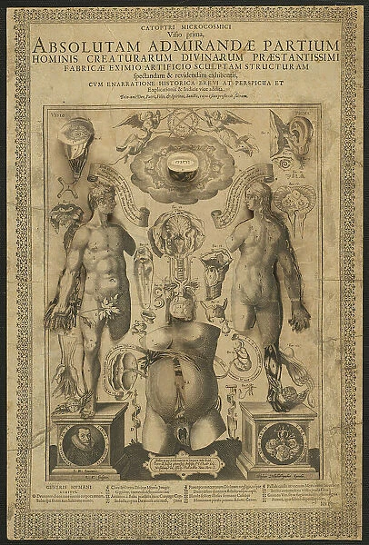 First Vision, from Mirrors of the Microcosm, 1613. Creator: Lucas Kilian