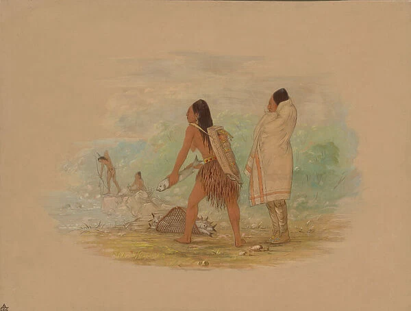 Flathead Indians, 1861. Creator: George Catlin