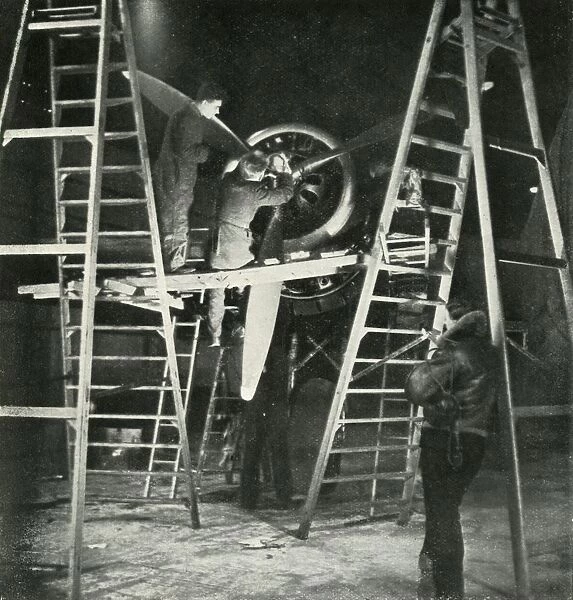 Flight Mechanics; Also a W. A. A. F. Trade, c1943. Creator: Cecil Beaton