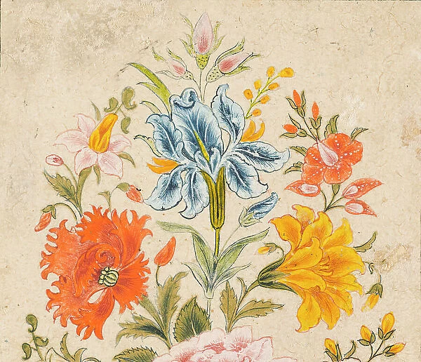 Floral Bouquet (image 3 of 3), between 1700 and 1750. Creator: Unknown