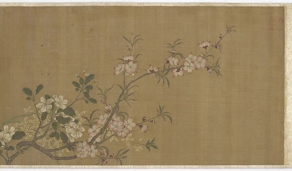 Flowers, Ming dynasty, 16th-17th century. Creator: Unknown