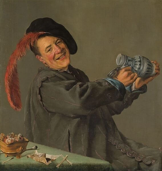 A Fool Holding a Jug, known as ‘The Jolly Drinker, 1629. Creator: Judith Leyster