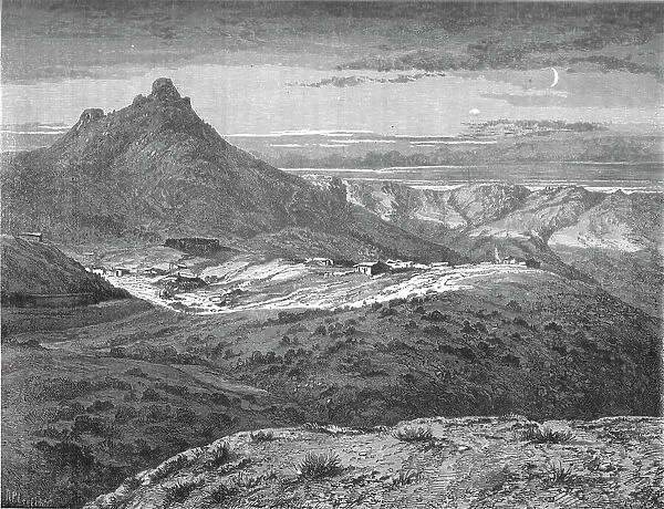 Fort Bowie, Arizona; scene of the Apache attack; Ten days journey in southern Arizona; Creator: Unknown