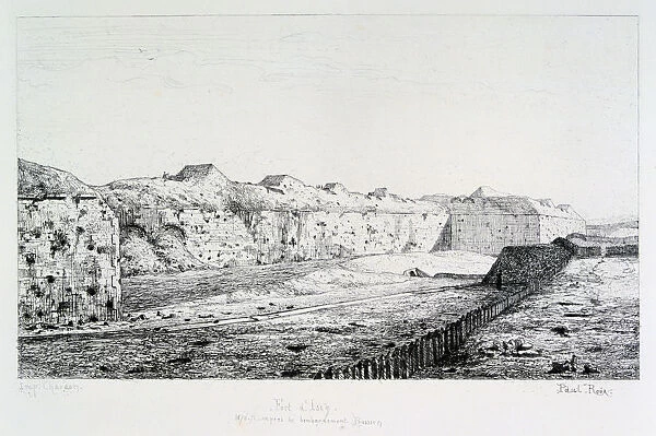 Fort d Issy, Siege of Paris, 1870-1871. Artist: Paul Roux