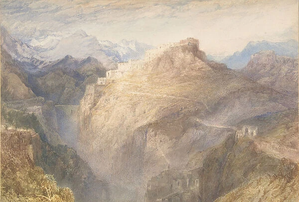 The Fort of L Esseillon, Val de la Maurienne, France, 1835-36. Creator: JMW Turner