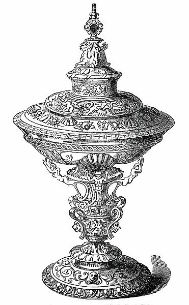 Founder's Cup, Emanuel College, Cambridge, 1850. Creator: Unknown