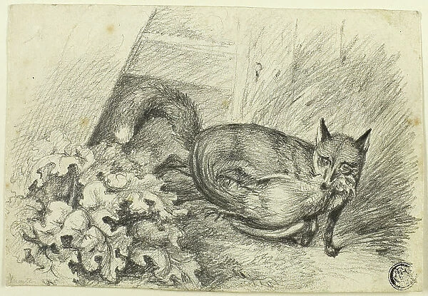 Fox Stealing a Cock, n.d. Creator: Samuel Howett