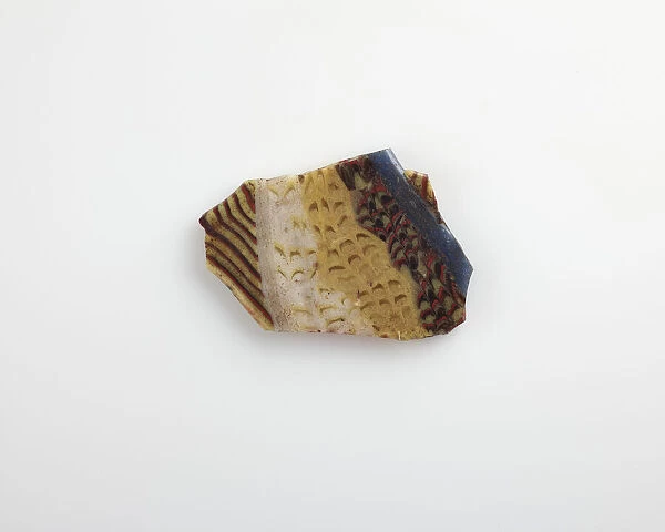 Fragment of an inlay with fish design, Ptolemaic Dynasty to Roman Period, 305 BCE-19 CE