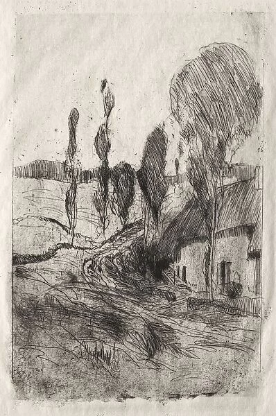 French Landscape, ca. 1884-89. Creator: John Henry Twachtman (American, 1853-1902)