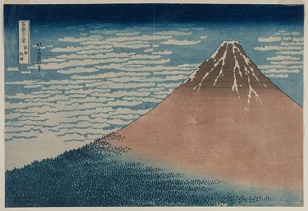Fuji in Clear Weather (from the series Thirty-six Views of Mt. Fuji), early 1830s