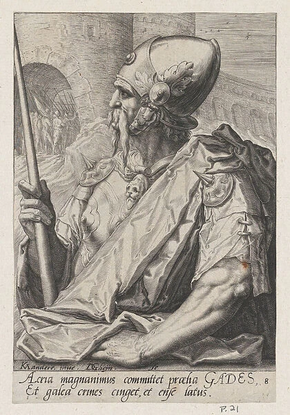 Gad, from The Twelve Sons of Jacob. Creator: Jacques de Gheyn II