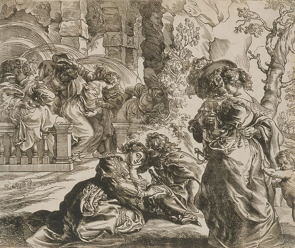 The Garden of Love (right block), 1630s. Creator: Christoffel Jegher