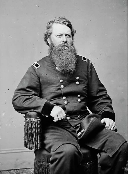 General William W. Belknap, US Army, between 1855 and 1865. Creator: Unknown