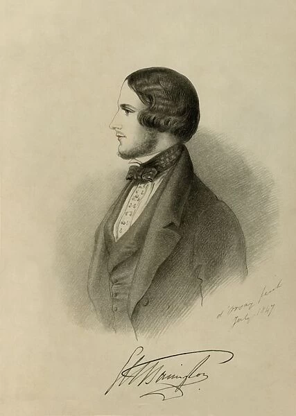 George Barrington, 1847. Creator: Richard James Lane