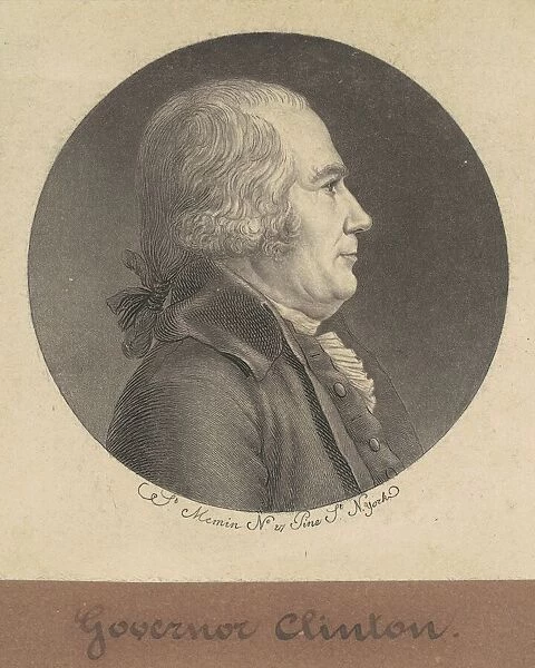 George Clinton, 1797. Creator: Charles Balthazar Julien Fevret de Saint-Memin