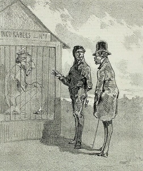 A Gheel dans un an, 1856. Creator: Félicien Rops