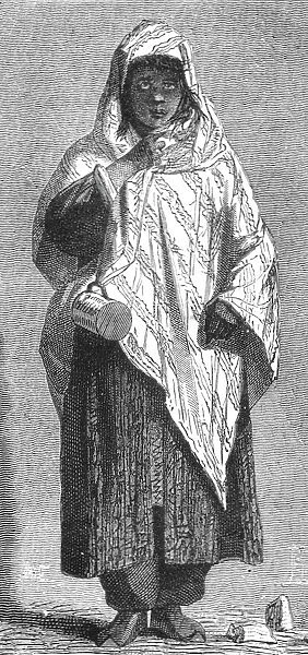 Gipsy Beggar; Notes on Albania, 1875. Creator: Frederick A. Lyons