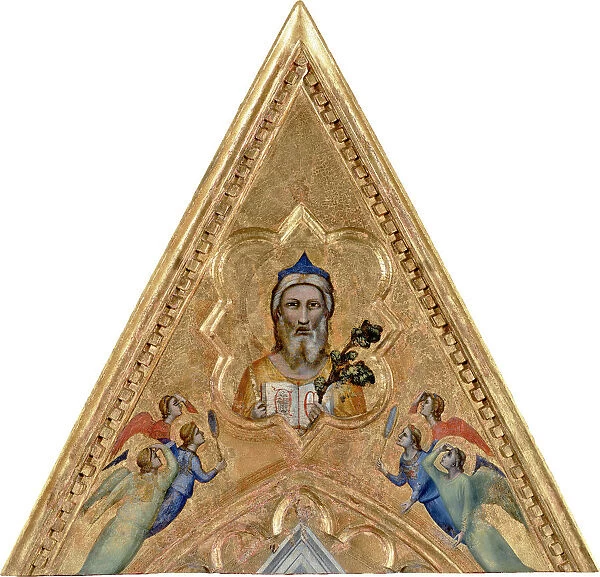 God the Father with Angels. (From the Baroncelli Polyptych)