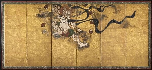 God of Thunder (Raijin), mid-1600s. Creator: Tawaraya S?tatsu (Japanese, died c. 1640)