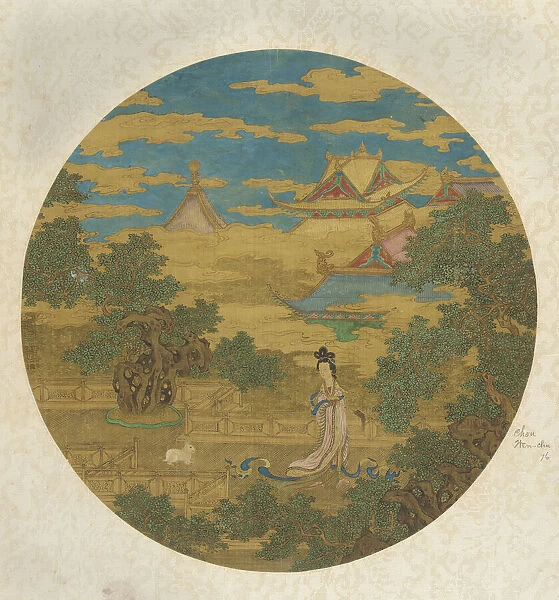 The Goddess Chang'e in the Lunar Palace, Ming dynasty, 16th-17th century. Creator: Unknown