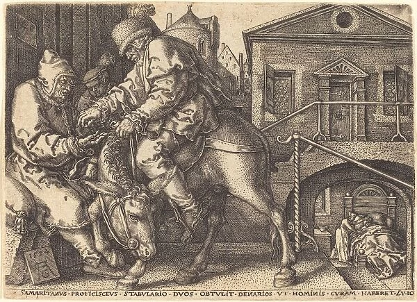 The Good Samaritan Paying for the Lodgings of the Traveler, 1554