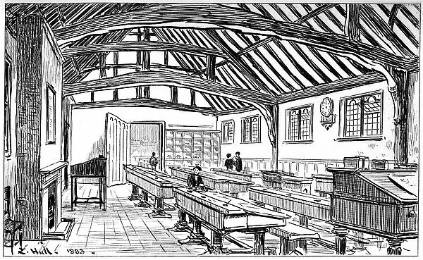 The grammar school, Stratford-upon-Avon, Warwickshire, 1885. Artist: Edward Hull