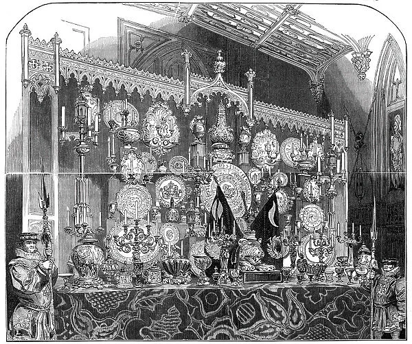 The Grand Buffet, St. Georges Hall... 1844. Creator: Unknown