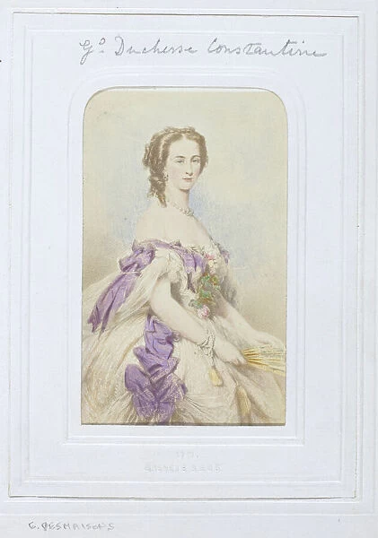 Grand Duchess Constantine, 1860-69. Creator: Emile Desmaisons
