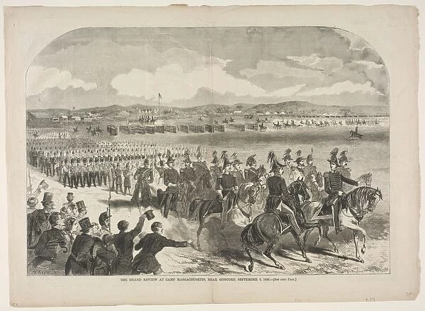 The Grand Review at Camp Massachusetts, near Concord, September 9, 1859, 1859. Creator