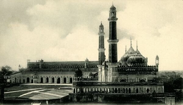 Great Emambara & Mosque, Lucknow. Creator: Unknown