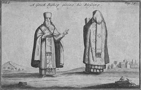 A Greek Bishop giving his Blessing, c1761
