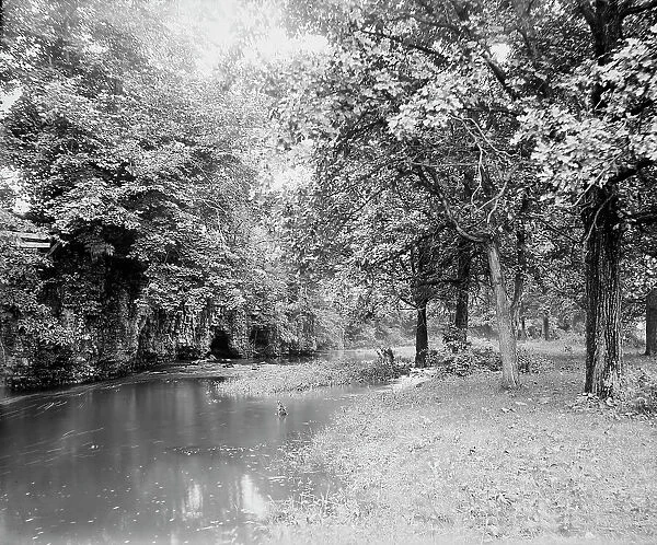 Grotto, Mill Creek Park, near Batavia, The, between 1880 and 1899. Creator: Unknown
