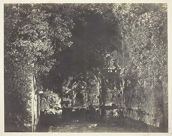 The Grotto of Egeria, Rome, c. 1858. Creator: Robert MacPherson