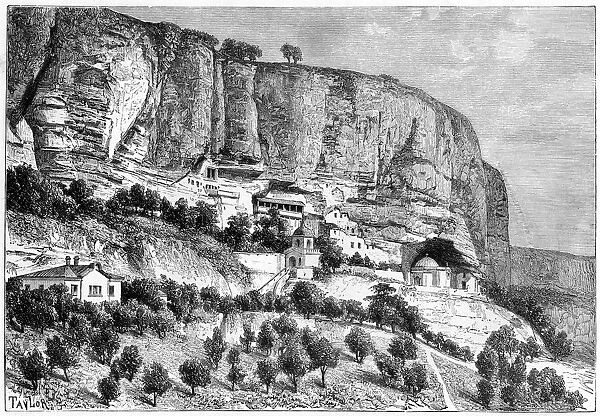 Grottoes of Djoufout-Kaleh, Russia, 1890. Artist: Taylor