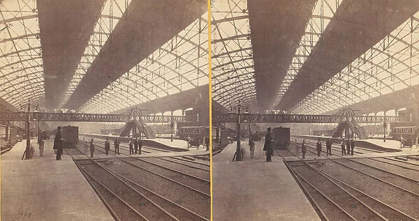 Group of 6 Early Stereograph Views of Birmingham, England, 1860s-80s. Creator: Unknown