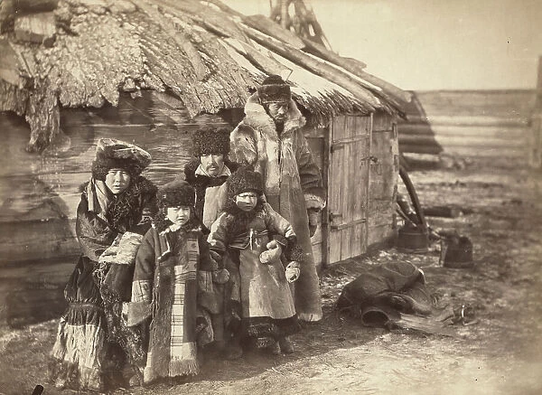 Group of Tartars [ie, Tatars] at small village near Minisinsk [ie, Minusinsk], between 1885 and 1886 Creator: Unknown