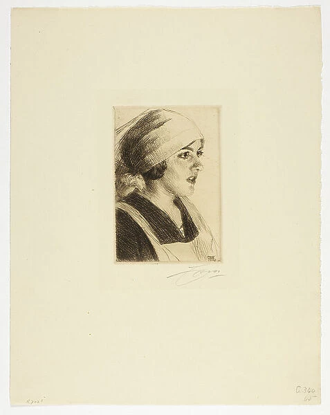 Gulli I, 1914. Creator: Anders Leonard Zorn