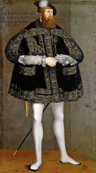 Gustav I, 1497-1560, King of Sweden, 1666. Creator: David Frumerie