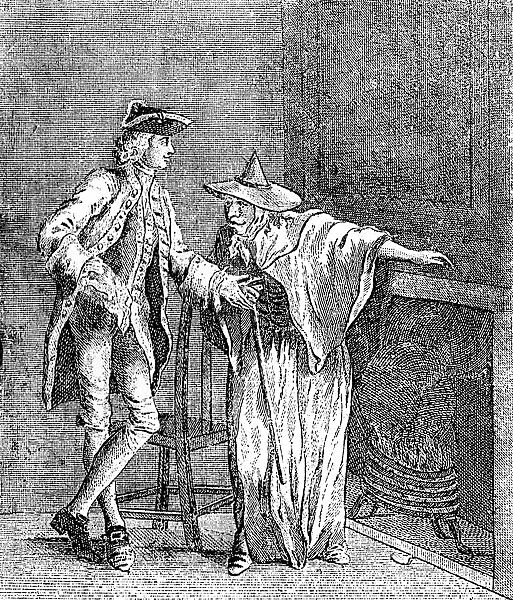 The Gypsey conversing with ye Inspector General of Great Britain, c1753