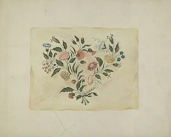 Handkerchief Case, c. 1938. Creator: Sarah F. Williams