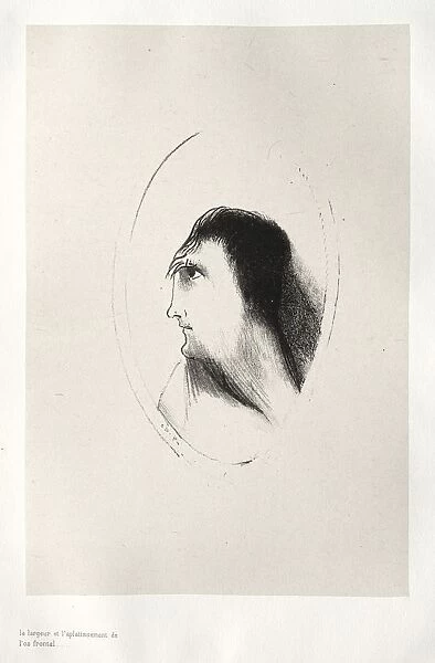 The Haunted House: The Width and Flatness of [the] Frontal [Bone], 1896. Creator: Odilon Redon