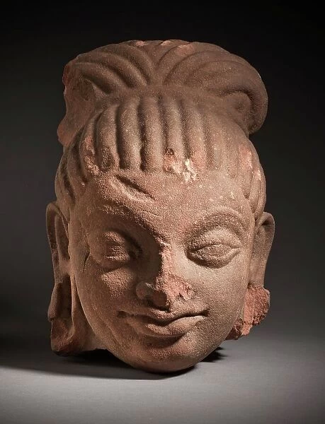 Head of an Ascetic, early 5th century. Creator: Unknown