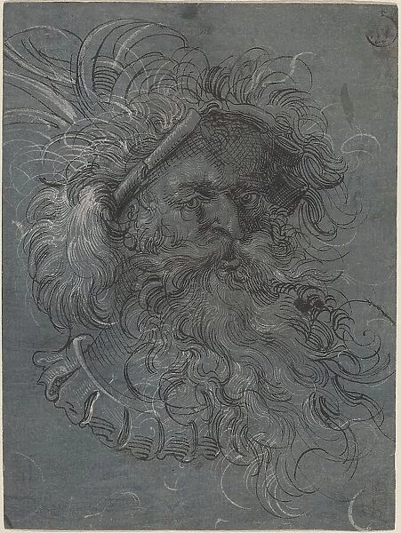 Head of a Bearded Man, 1572. Creator: Jost Ammon