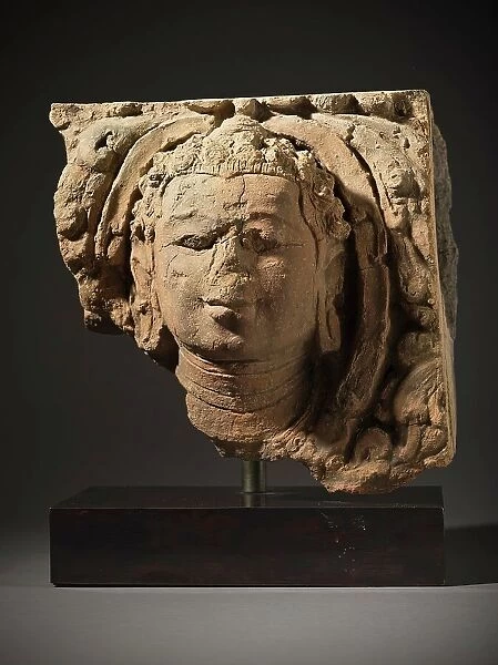 Head of a Buddha (image 1 of 2), c.8th century. Creator: Unknown