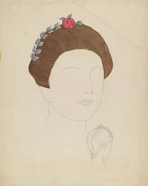 Headdress, c. 1937. Creator: Eva Noe