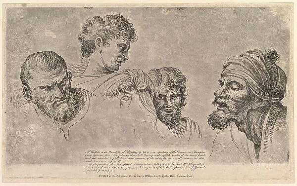 Four Heads From the Raphael Cartoons at Hampton Court, May 14, 1781