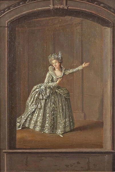 Hedvig Ulrika De la Gardie, 1761-1832, married Armfelt, late 18th-early 19th century. Creator: Per Hillestrom