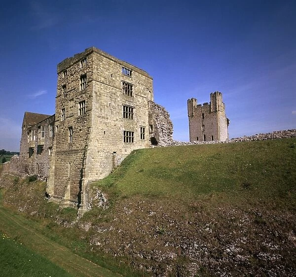 Helmsley castle in Yorkshire, 12th century