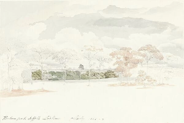 Henham Park, Suffolk, 1801 / 1803. Creator: Cornelius Varley